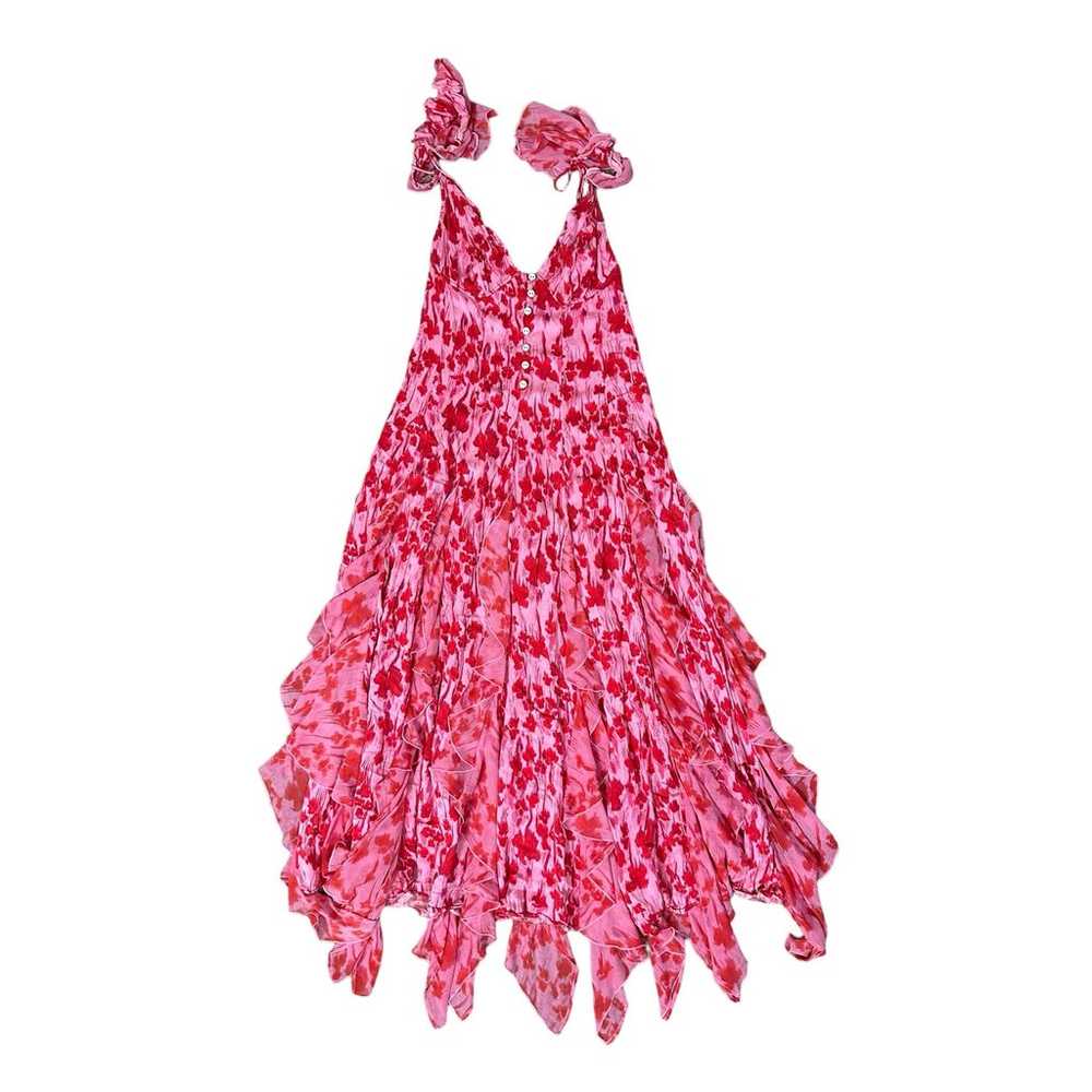 Free People Endless Cascades Ruffle Tiered Pink M… - image 12