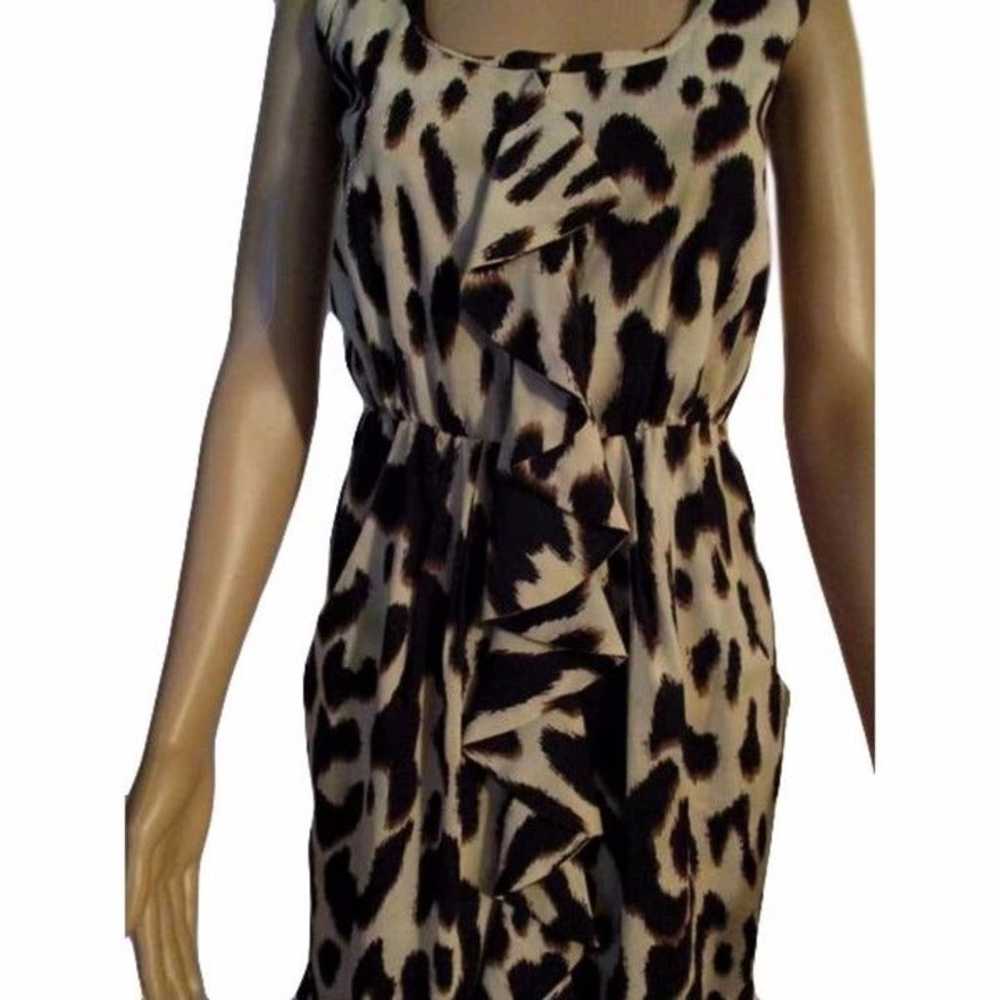 Calvin Klein Dress Beige Brown Size 10 - image 2