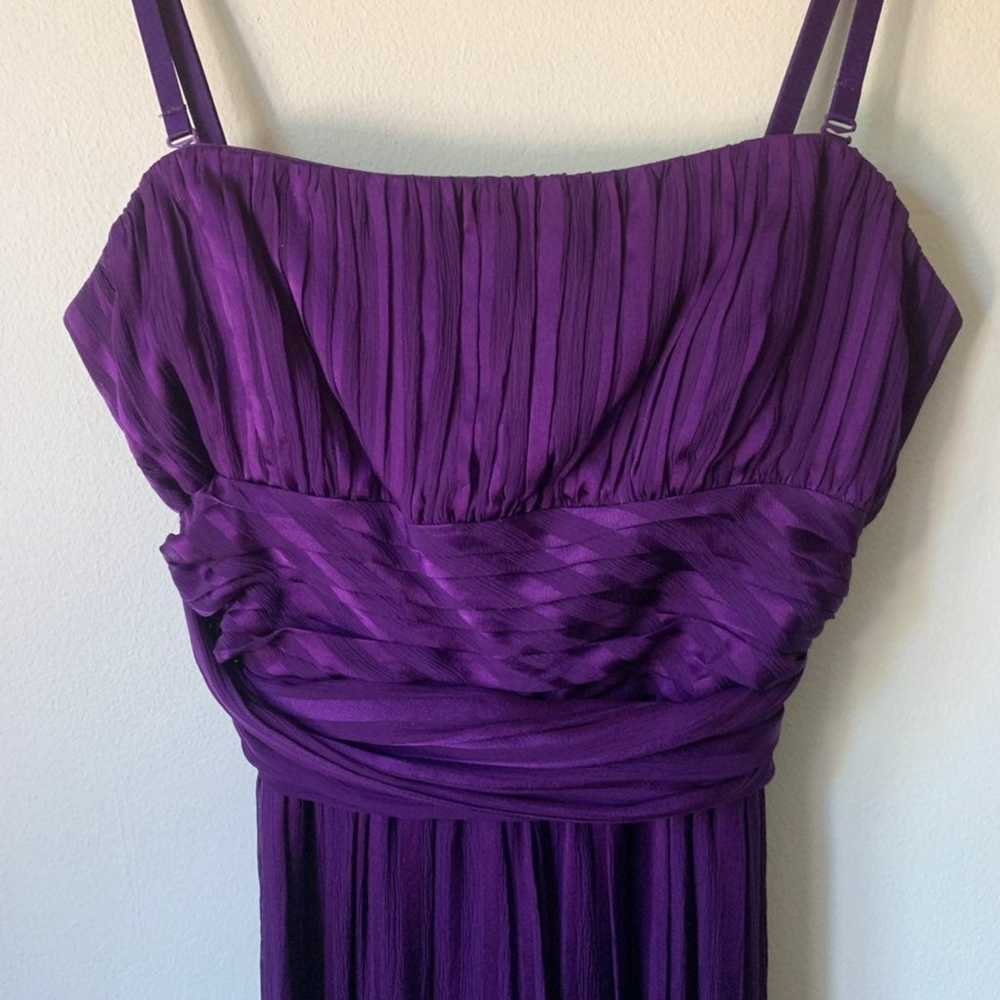 EUC BCBG Max Azria Silk Gown - image 3