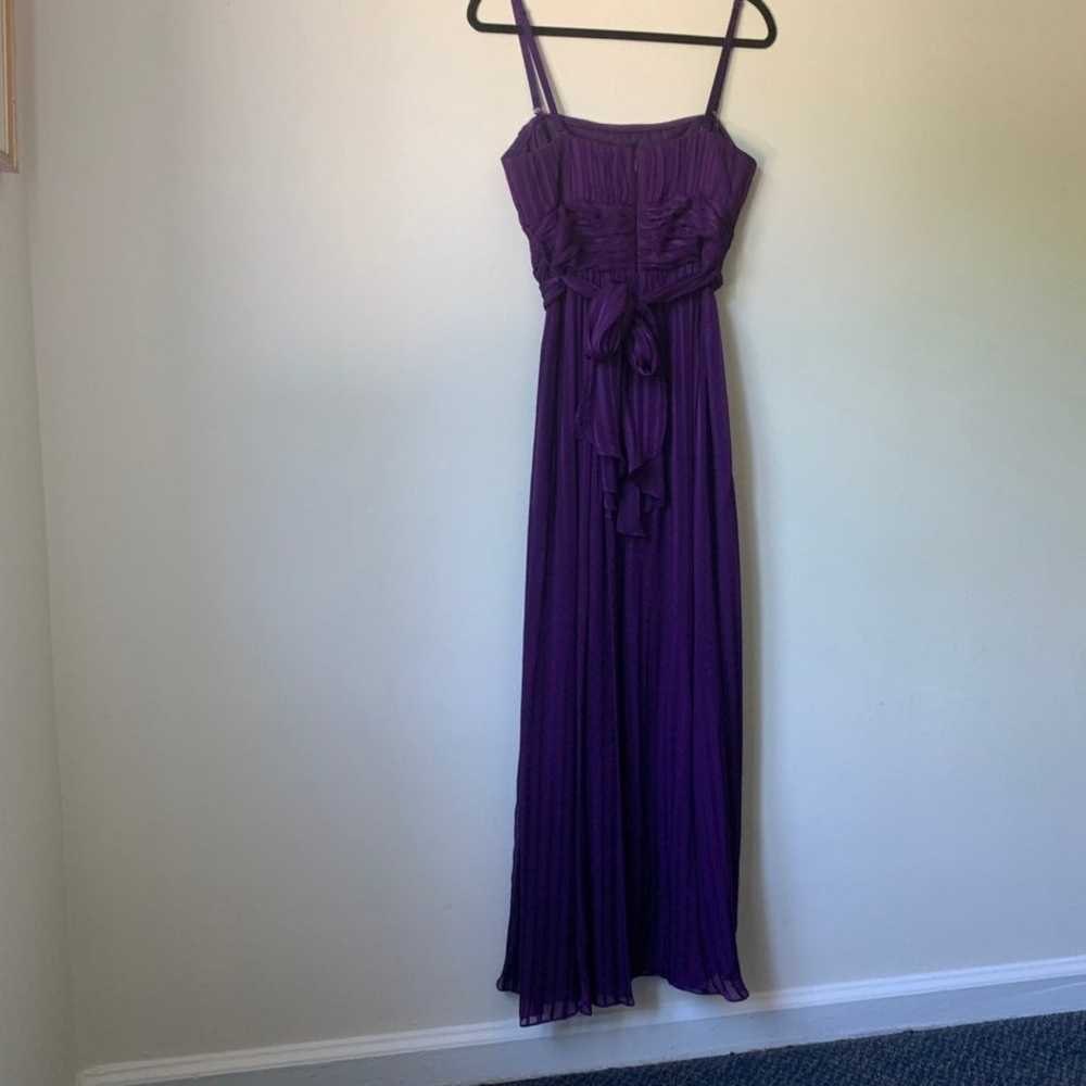 EUC BCBG Max Azria Silk Gown - image 5