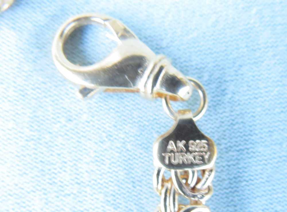 AK TURKEY GOLD OVER STERLING SILVER BYZANTINE CLA… - image 3