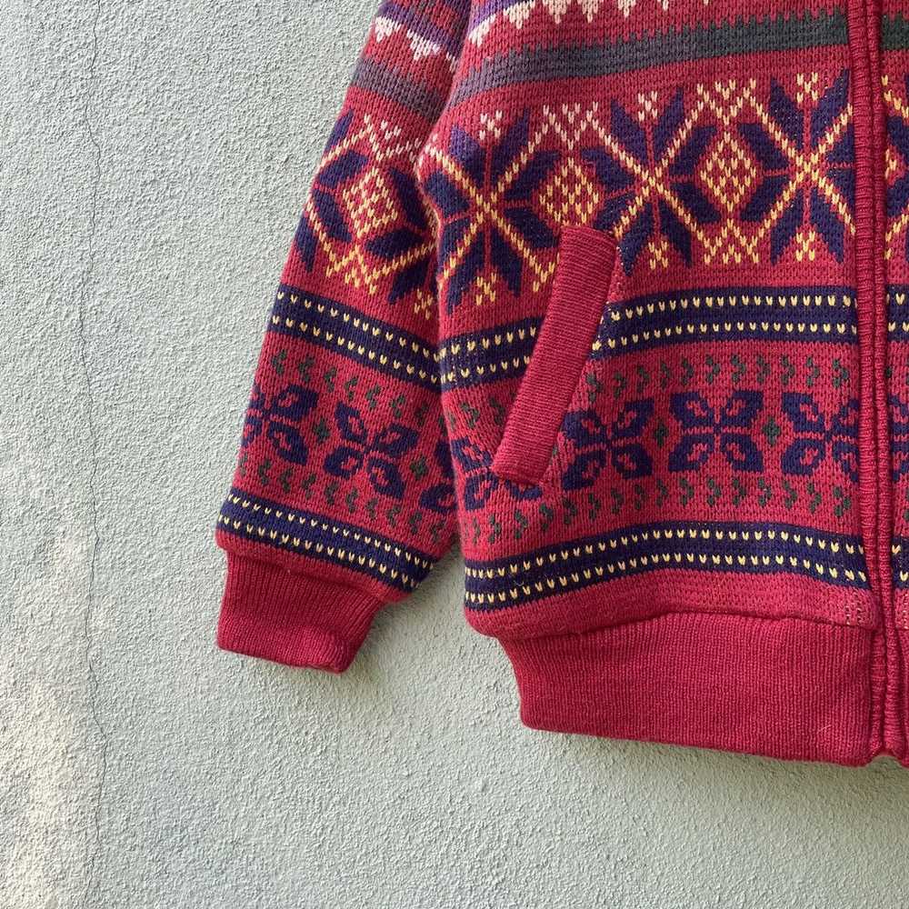 Coloured Cable Knit Sweater × Japanese Brand × Na… - image 5