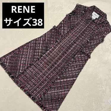 Rene 21 Years TISSUE Tweed Sleeveless Zip Dress - image 1