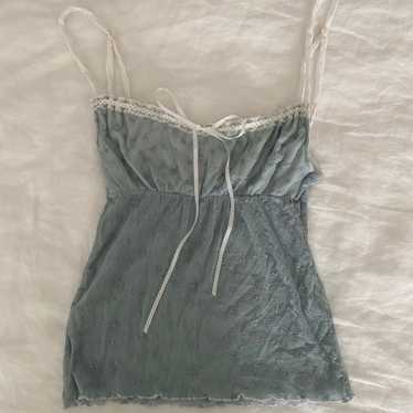 handmade mesh cami - image 1