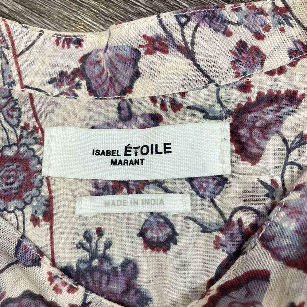 Isabel Marant Etoile Maria Blouse Pink Floral Pri… - image 9