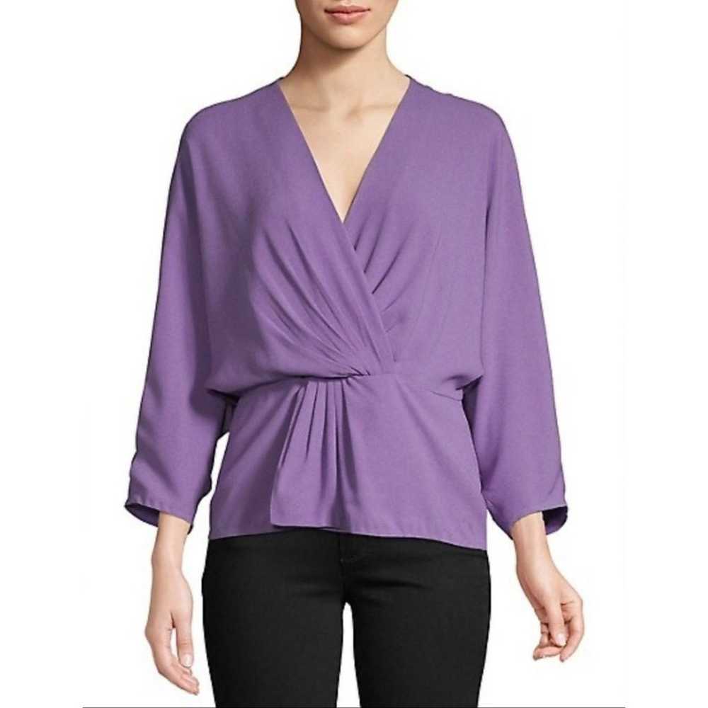 Diane Von Furstenberg Twist Front Open Back Wrap … - image 1