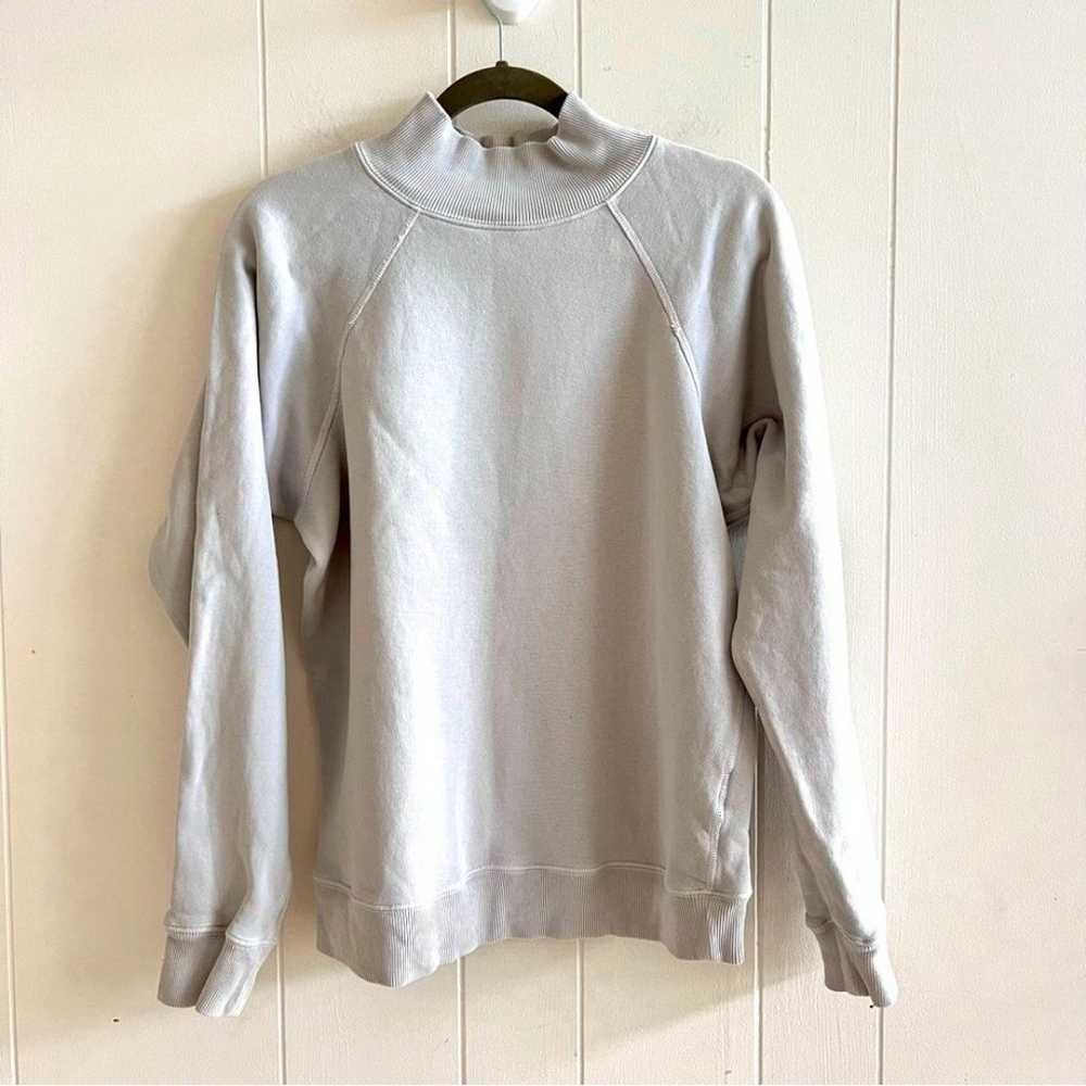 Agolde Mock Neck Grey Sweatshirt - image 1