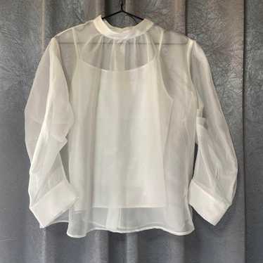 Salford Organza Blouse Sheer Top 36 - image 1