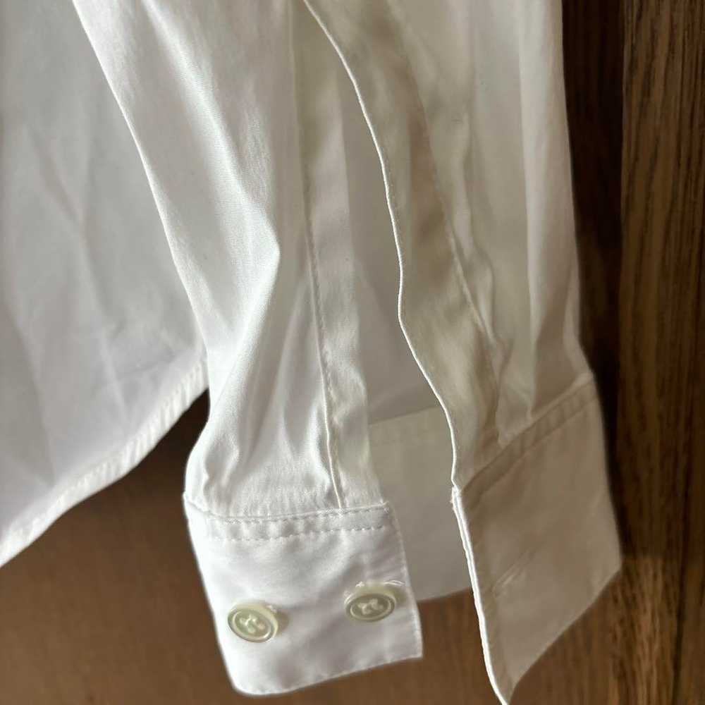 Theory White Long Sleeve Cutter Shirt S Size - image 10