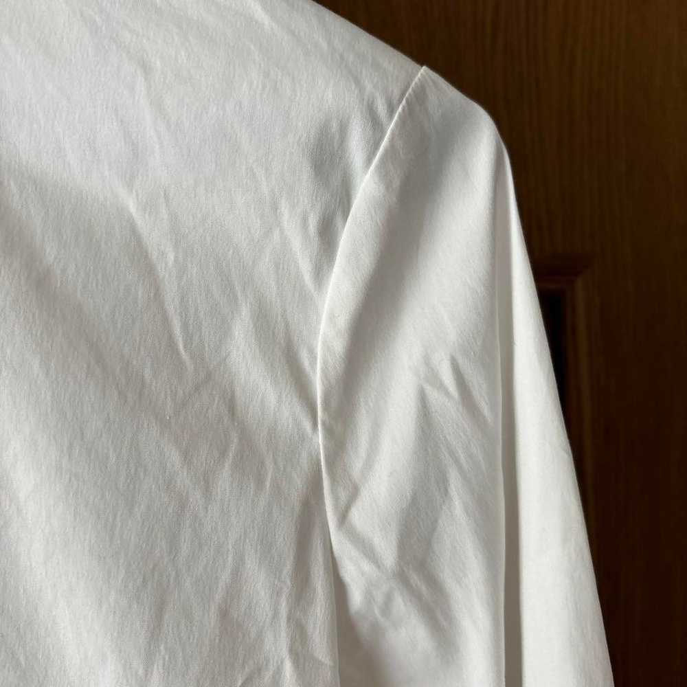 Theory White Long Sleeve Cutter Shirt S Size - image 3