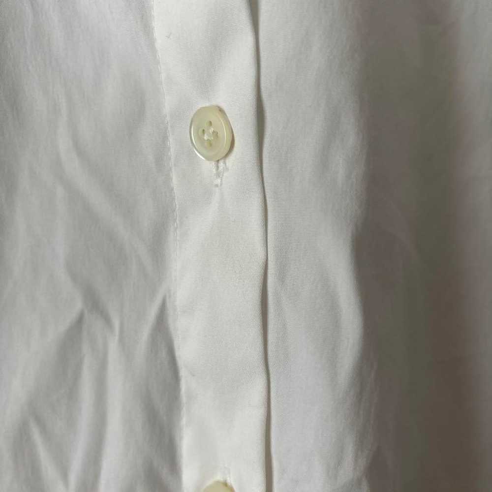 Theory White Long Sleeve Cutter Shirt S Size - image 5