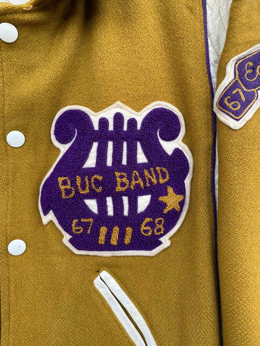 Varsity Jacket × Vintage Vintage 1967/68 Buc Band… - image 3