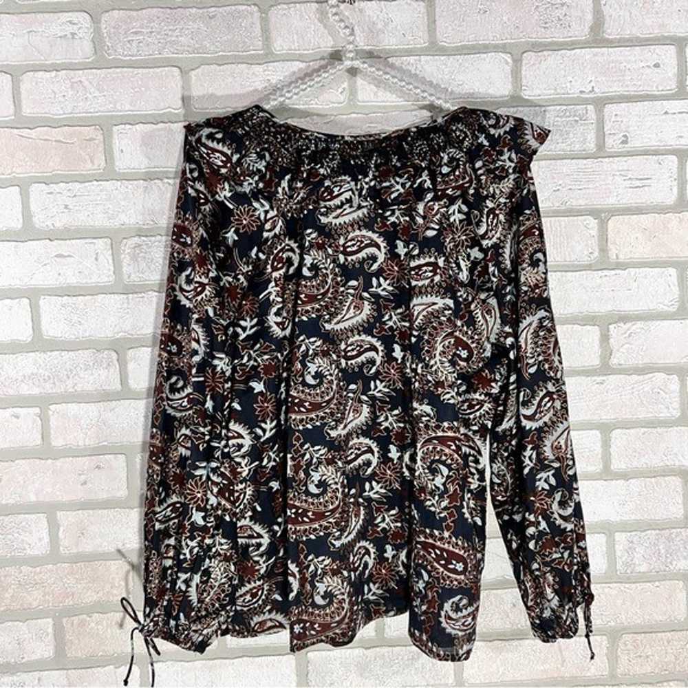 Cleobella Jillian Blouse in Avalon Block Print Si… - image 10