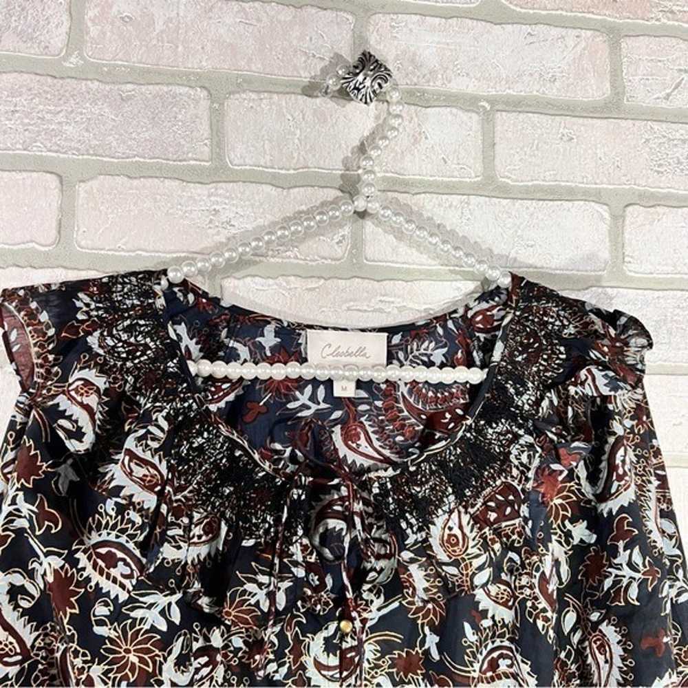 Cleobella Jillian Blouse in Avalon Block Print Si… - image 8