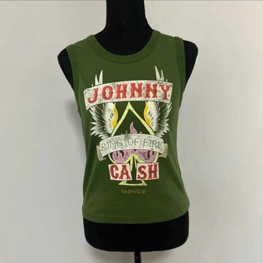 Daydreamer Johnny Cash Ring of Fire tank 90’s bab… - image 2