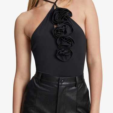 BARDOT Erika Jersey Bodysuit In Black, Size Medium