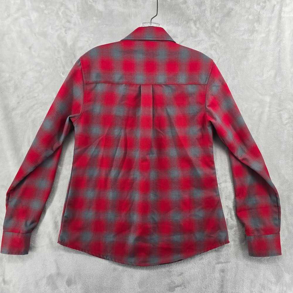 Dixxon Size M Pulaski Red Plaid Flannel Long Slee… - image 2