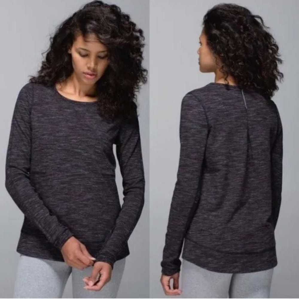 Lululemon Exhalation Pullover IIHeathered Marled … - image 1