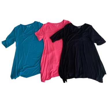 3 Soft Surroundings Scoop Neck Tunic Tops - Size M