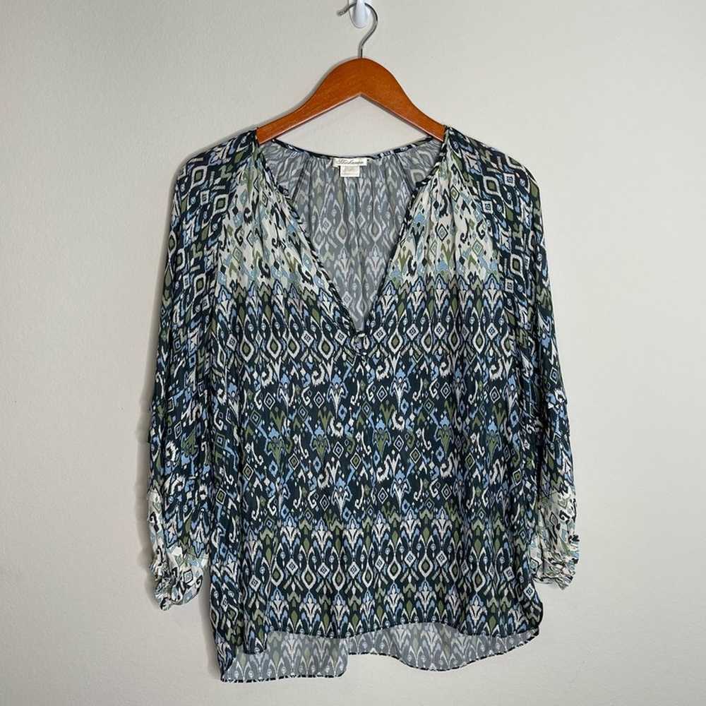 Shoshanna Mirza Printed Blouse Size M - image 2