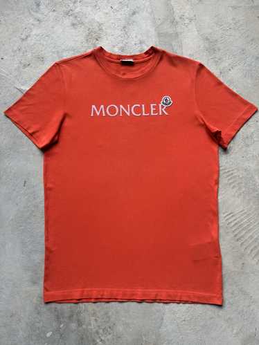 Moncler Moncler Orange Text Logo