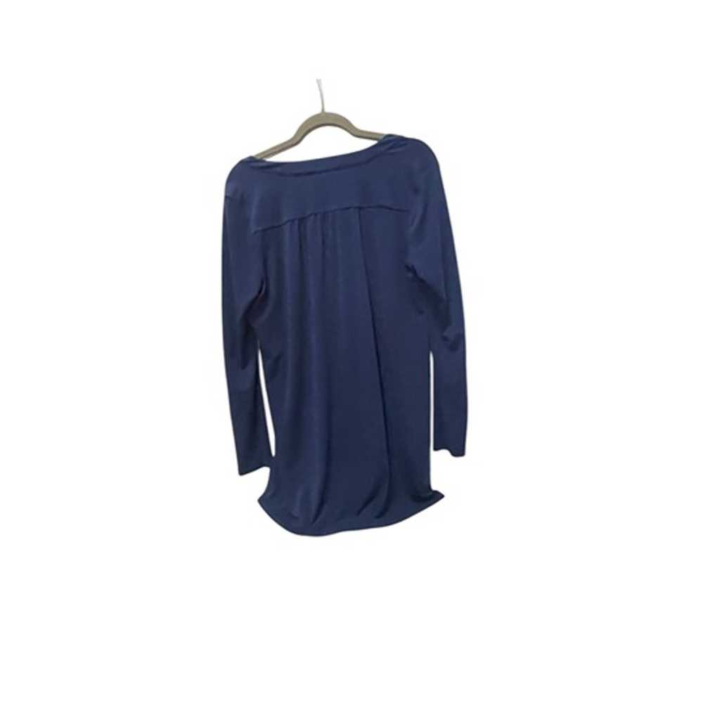 Michael Kors Navy Tunic Top Size Large - image 2