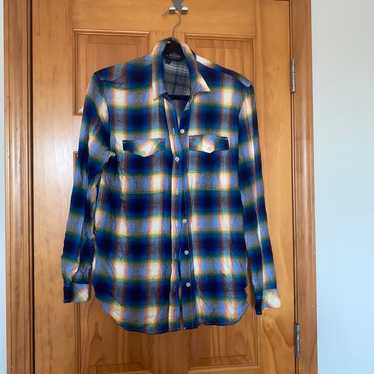 Gap + Pendleton super soft plaid botton down flann