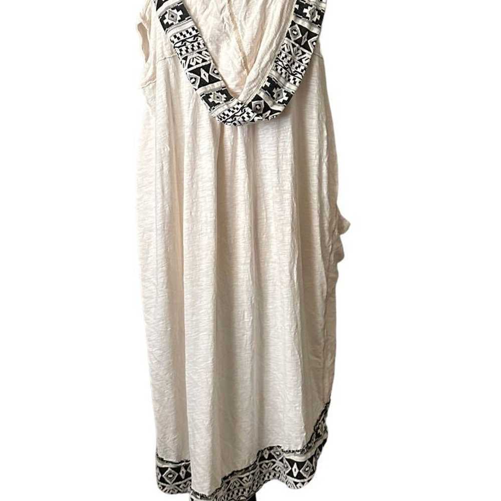 Free People Nomad Tribal Sleeveless Hooded Kimono… - image 9