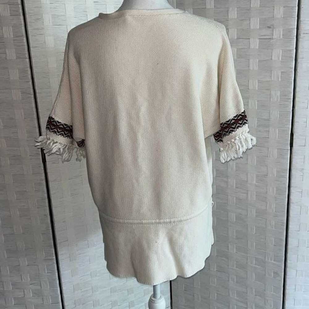 Tory Burch 100% Cotton Thick Knit Tunic Sweater F… - image 4