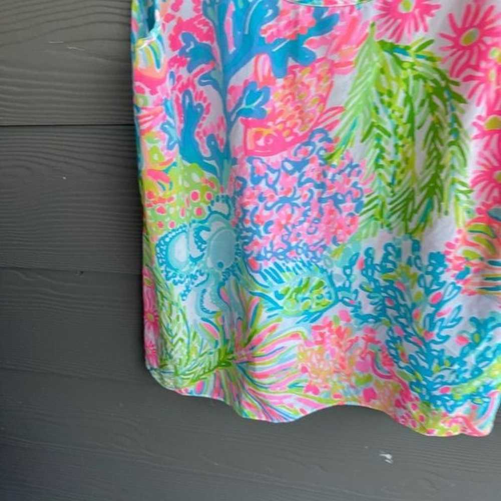 Lilly Pulitzer cosmos 100% silk blouse - image 5