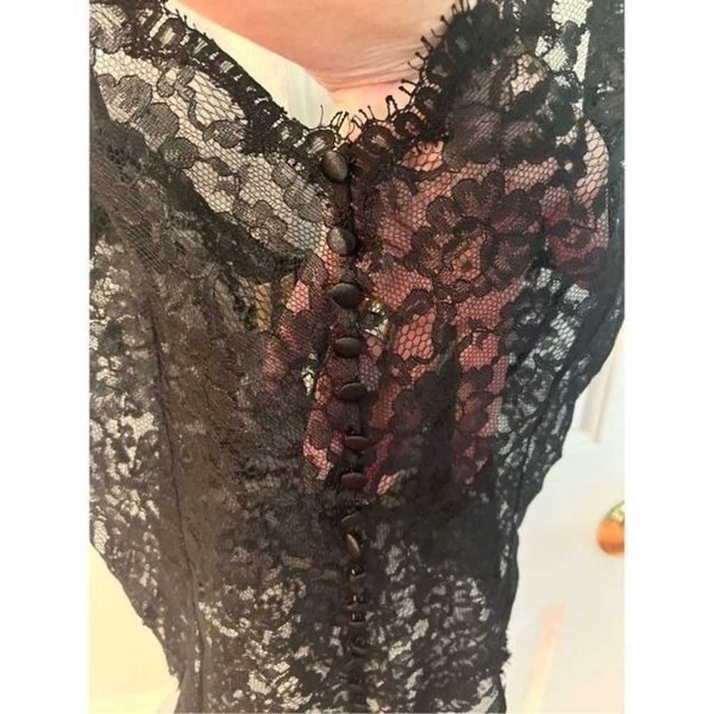 Victoria’s Secret Gold Label Black Lace Satin But… - image 2