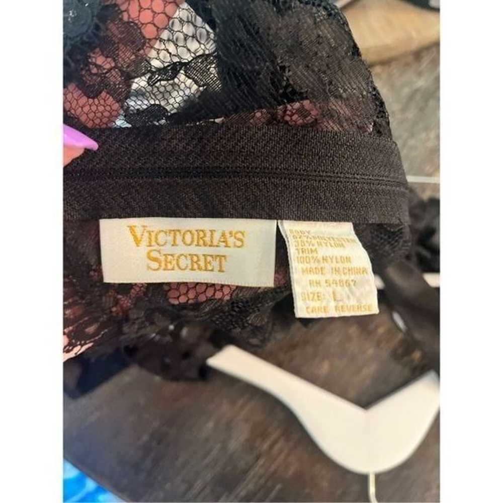 Victoria’s Secret Gold Label Black Lace Satin But… - image 8