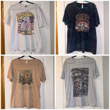 Womens graphic tees size large - image 1