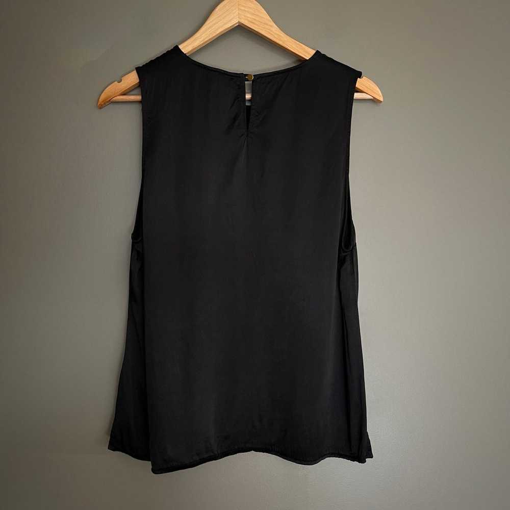 NATION LTD Uma High Neck Muscle Tank Black Sz Lar… - image 12