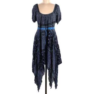 Vintage Asymmetrical Boho Dress - image 1