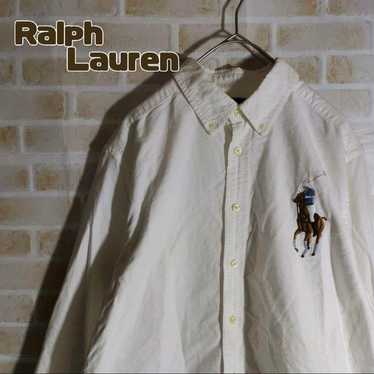 Ralph Lauren BD Shirt Long Sleeve White Big Pony