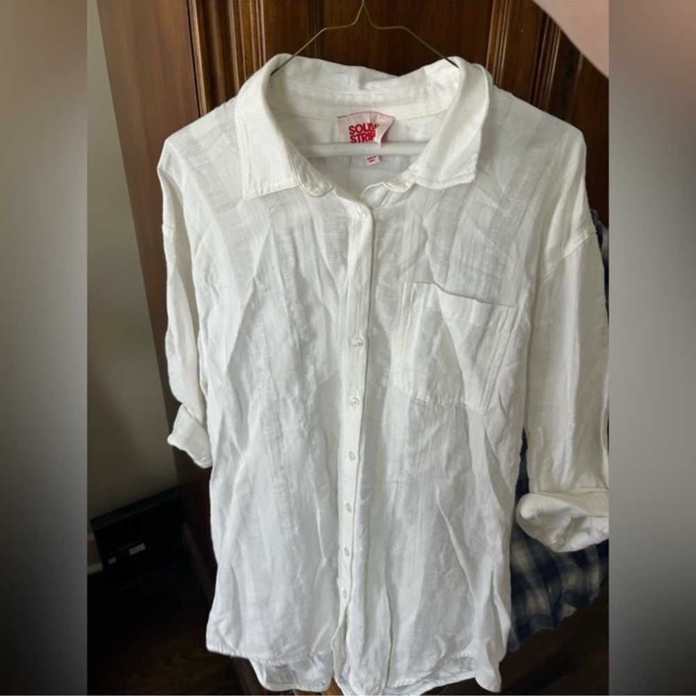 Solid & Striped The Oxford Tunic / Button Up XL e… - image 2