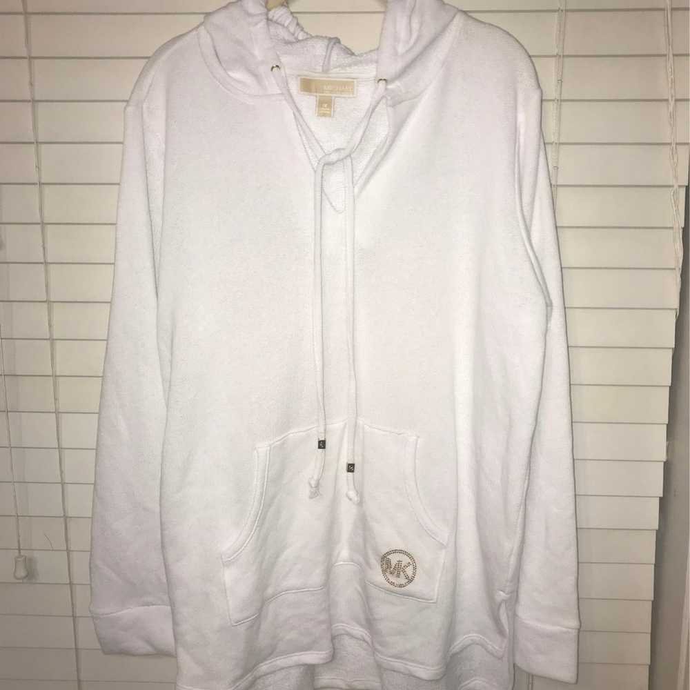 Michael Kors one XL ladies white pull ov - image 1