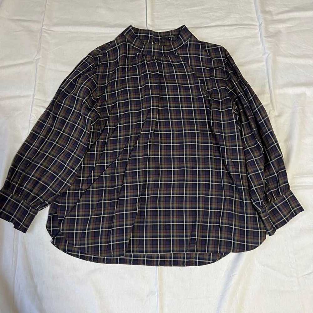 23区 L 44 Checked Long-Sleeve Shirt - image 1