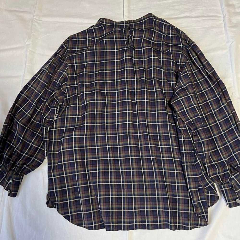 23区 L 44 Checked Long-Sleeve Shirt - image 2