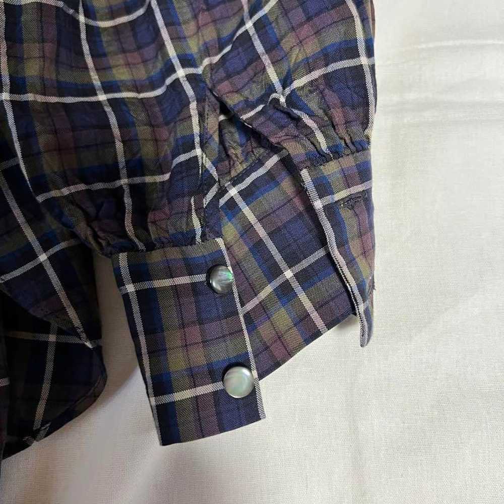 23区 L 44 Checked Long-Sleeve Shirt - image 5