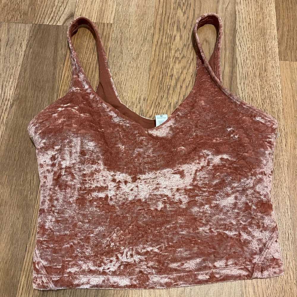 NWOT Lululemon align velvet tank - image 2