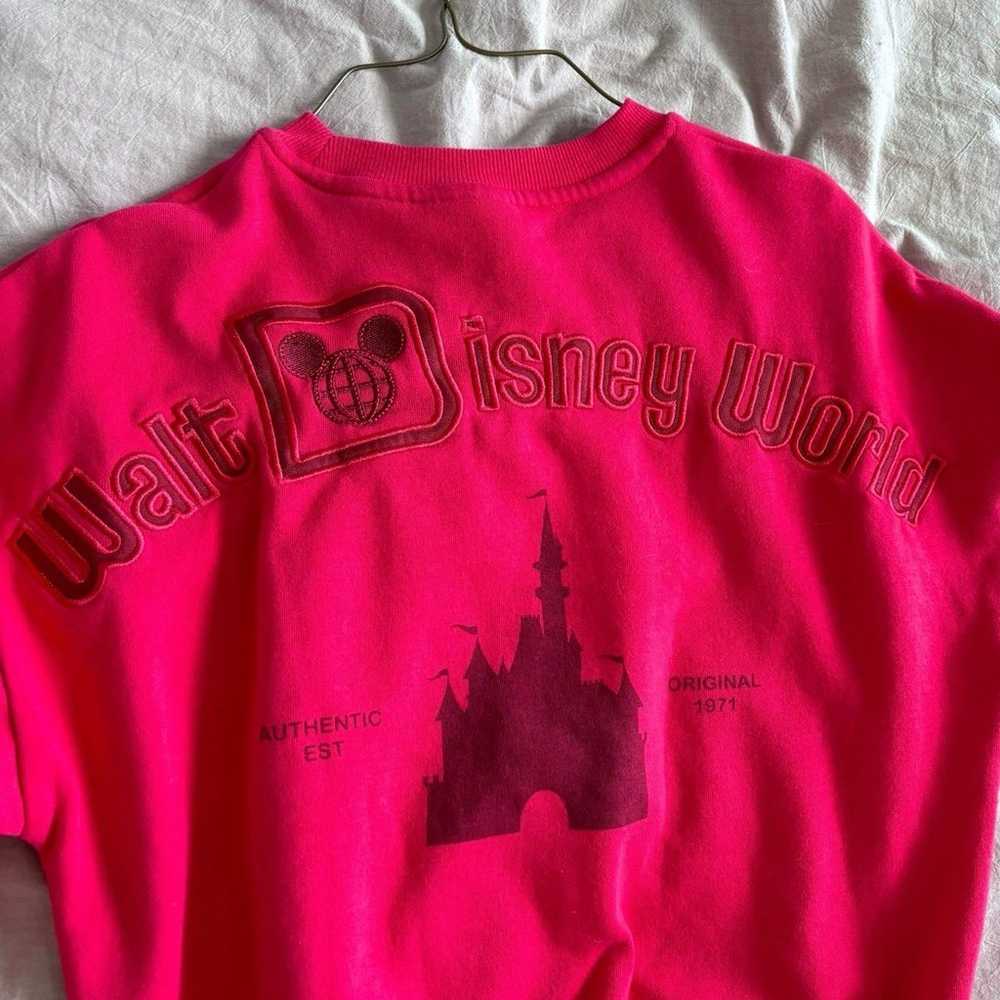 Disney Parks Jersey Pink Sweatshirt Small - image 2