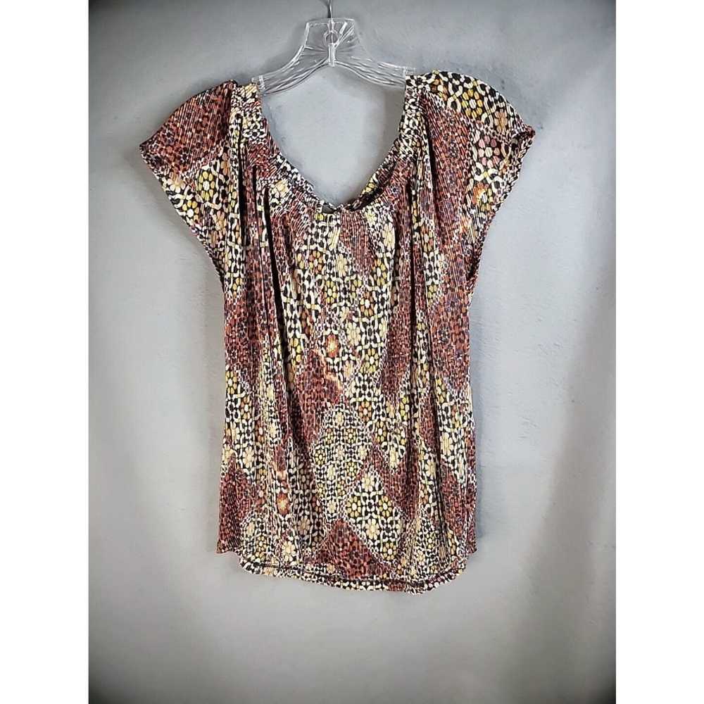 Vintage LC Lauren Conrad Womens L Large Blouse Re… - image 1