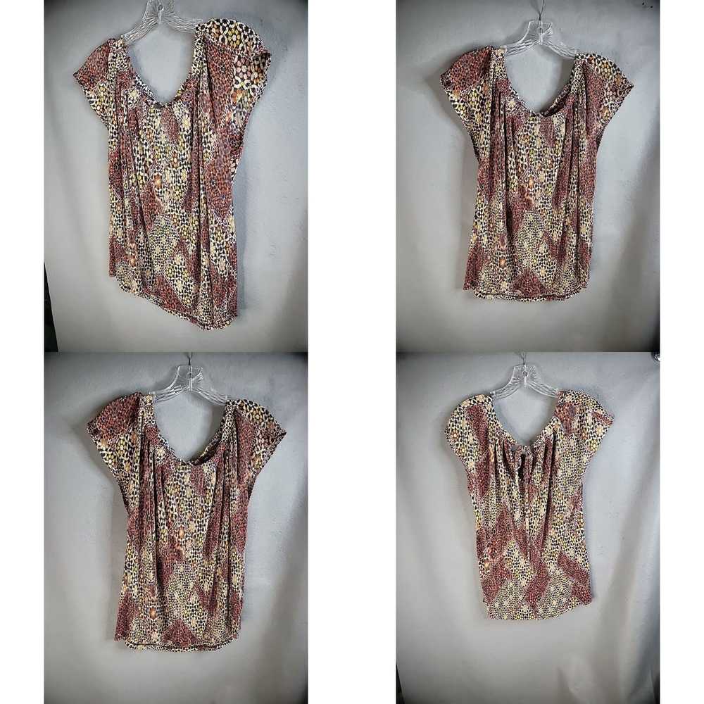 Vintage LC Lauren Conrad Womens L Large Blouse Re… - image 4