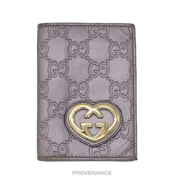 Gucci 🔴 Gucci Heart Pocket Organizer Wallet - Me… - image 1