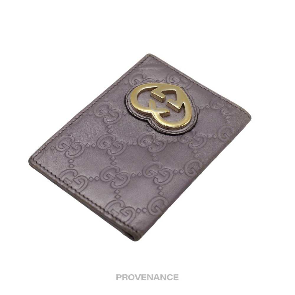 Gucci 🔴 Gucci Heart Pocket Organizer Wallet - Me… - image 4