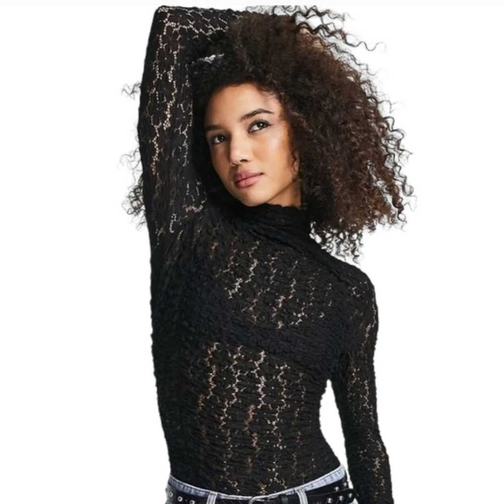 Free People Intimately Day N Night Lace Bodysuit - image 1