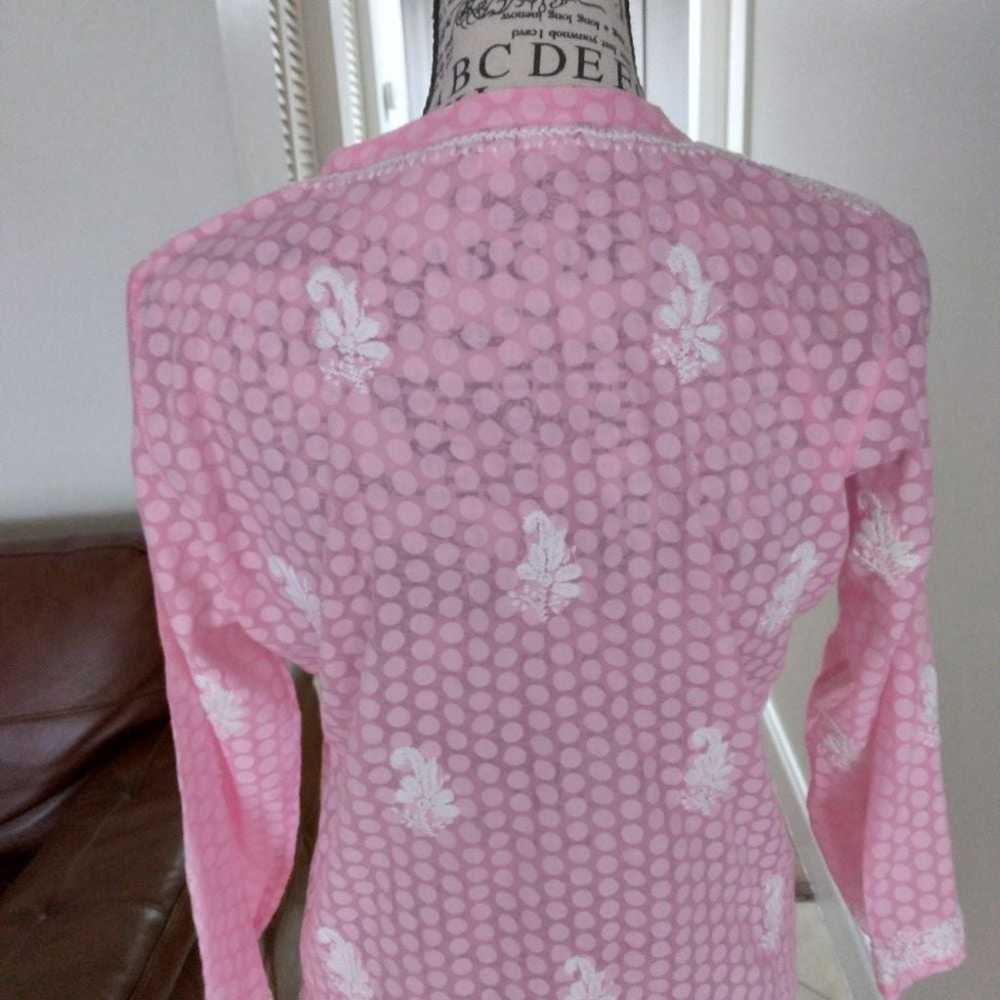 AMAYA MELISSA PINK COTTON TUNIC - image 8