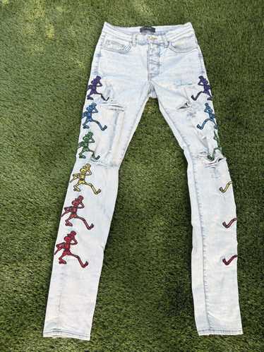 Amiri Amiri x Grateful Dead Dancing Skeleton Jeans